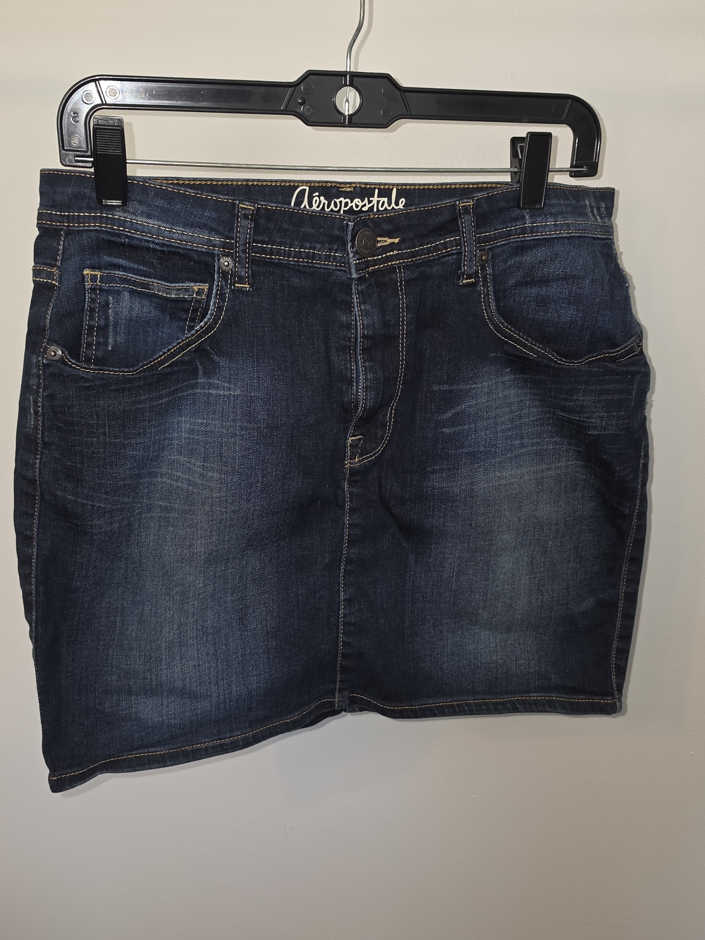 Aeropostale Dark Indigo Denim Mini Skirt